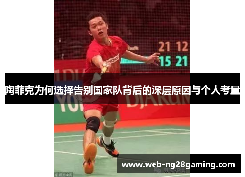 陶菲克为何选择告别国家队背后的深层原因与个人考量